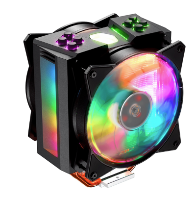 Disipador CPU Cooler Master MasterAir MA410M, 2 x 120mm, 650 - 1800RPM, Negro