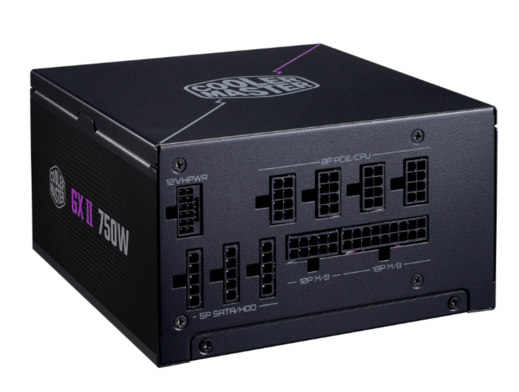 Fuente de poder cooler master (mpx-7503-afag-2bus)gxii gold 750,pcie5,80 gold,modular,pfc act,atx3.0