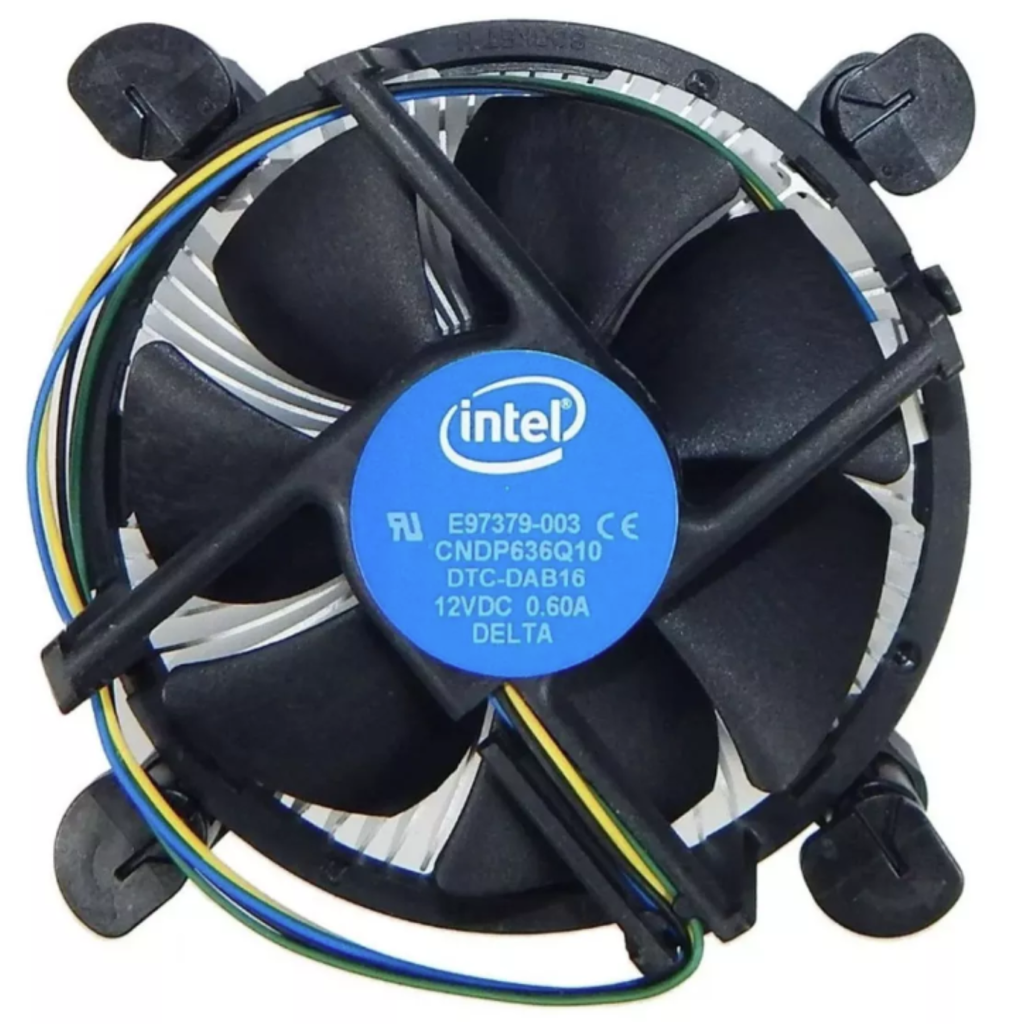 Disipador CPU Intel E97379-003 Para Socket LGA 1150 / LGA 1151 / LGA 1155 / LGA 1156, 120mm, 600 - 2000RPM, Negro