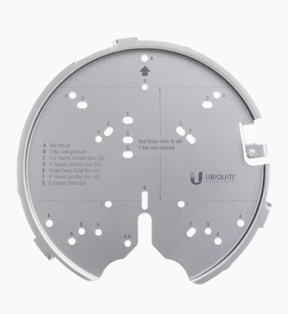 Montaje profesional para UAP-AC-PRO UAP-AC-HD y UAP-AC-SHD