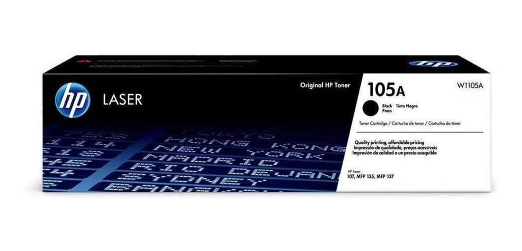 Cartucho De Tóner Hp 105a Original Negro Laserjet