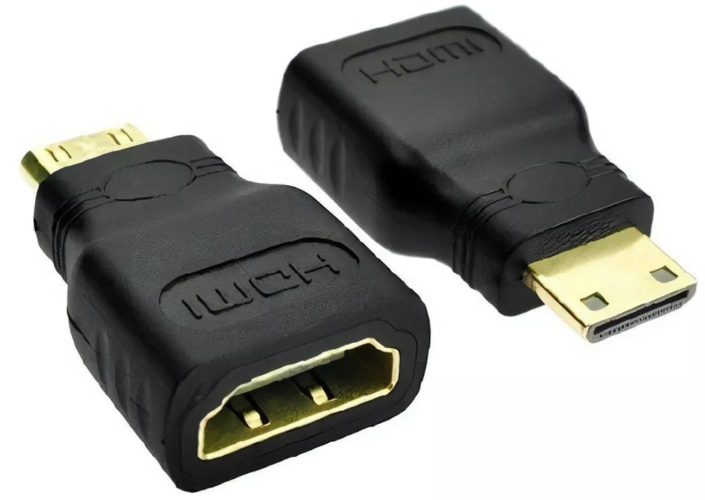 Adaptador HDMI de 1 HDMI hembra a 1 HDMI macho Skyway Hdmi a Mini HDMI negro