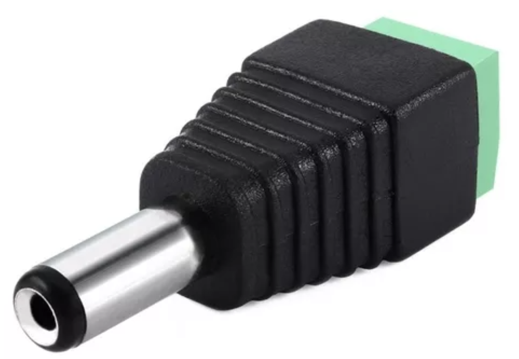 Conector de Corriente Macho para Camaras Cctv