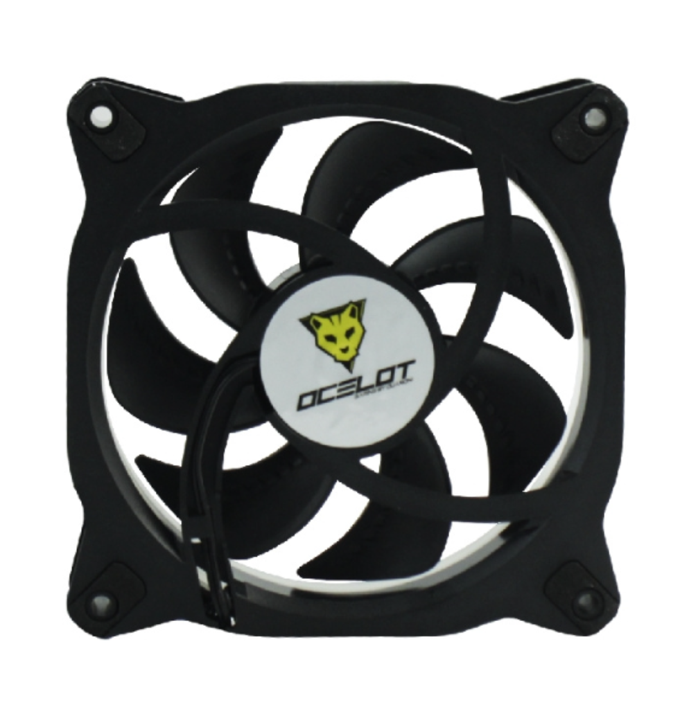 kit de 3 ventiladores Ocelot Gaming (funcion con switch) RGB