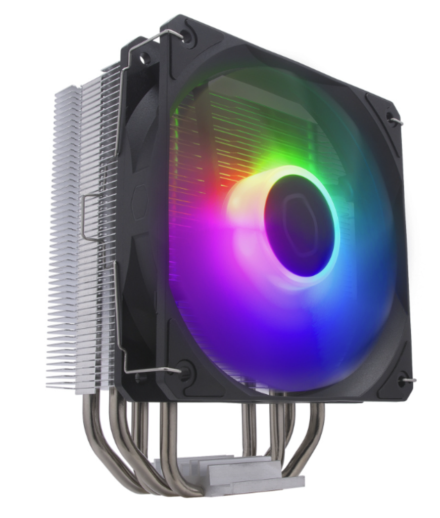Ventilador p/cpu Cooler Master (RR-S4NA-17PA-R1) hyper 212 spectrum v3 argb, 4pwm,lga1700/am5,plata 