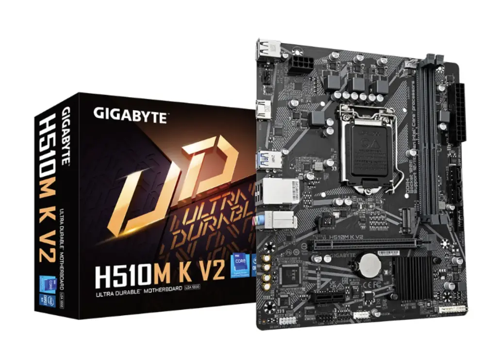 Tarjeta Madre Gigabyte H510M K V2, Micro-ATX, LGA 1200, Intel H470, 64GB DDR4, HDMI para Intel