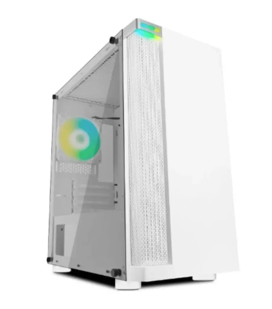 Gabinete Munfrost Bambu, Mini-Tower, Micro-ATX/Mini-ITX, USB 2.0/3.0, sin Fuente, 1 Ventilador Instalado, Blanco