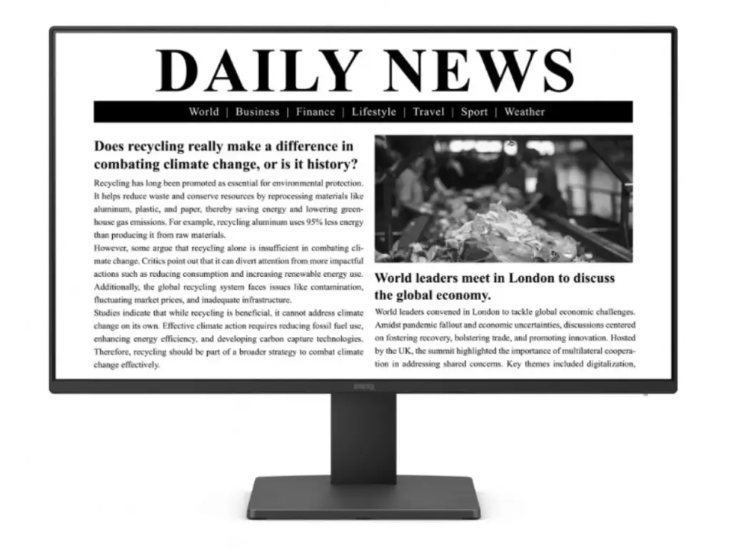 MONITOR BENQ CONSUMO GW2491 23.8 1920X1080 HDMI 1.4X1 DISPLAY PORT 1.2X1 AUDIFONOS SIN BOCINA NEGRO TECNOLOGIA EYE CARE