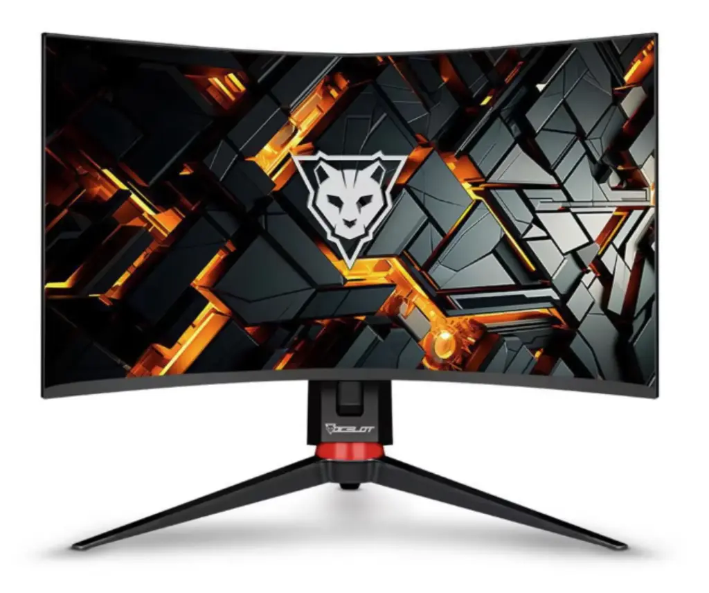 Monitor Gamer Curvo Ocelot Gaming OM-C32 LED 32", 2560x1440, FreeSync, 180Hz, HDMI/DisplayPort, Bocinas Integradas, Negro