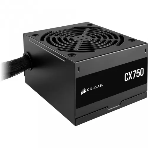 FUENTE DE PODER CORSAIR (CP-9020279-NA) CX750,750W,80 PLUS BRONZE,3 SATA,2 PCIE,VENT 120MM,NEGRO FP24PCOR9020279